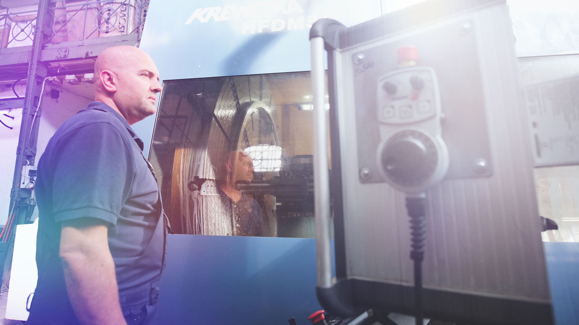 Rudolf Stieglitz Maschinenbau Augsburg, Produktionshalle