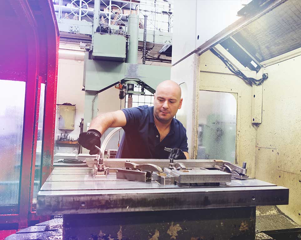 Rudolf Stieglitz Maschinenbau Augsburg, Produktionshalle