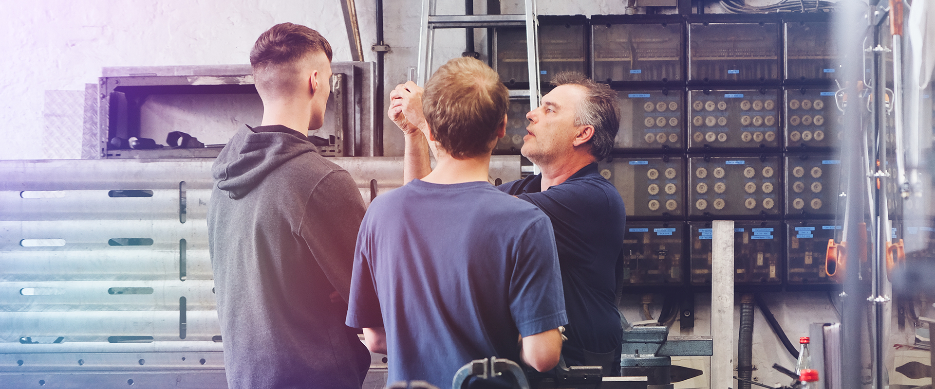 Rudolf Stieglitz Maschinenbau Augsburg, Produktionshalle